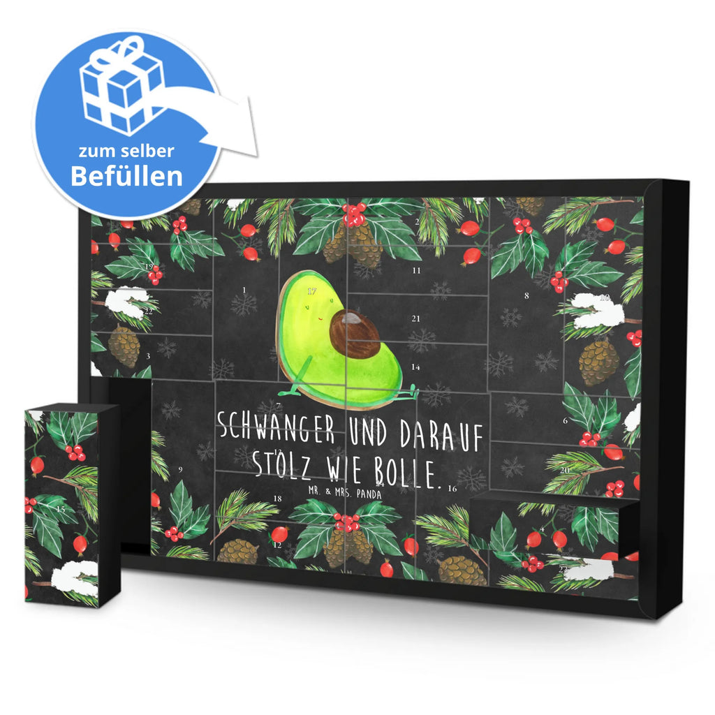 Befüllbarer Adventskalender Avocado Schwangerschaft Befüllbarer Adventskalender, Adventskalender zum selbst befüllen, Avocado, Veggie, Vegan, Gesund, schwanger, Schwangerschaft, Babyparty, Babyshower