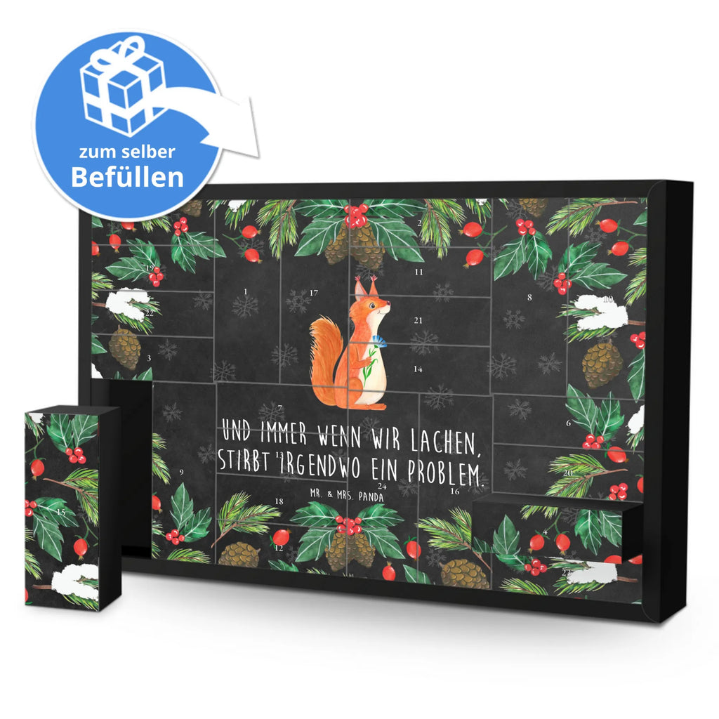 Befüllbarer Adventskalender Eichhörnchen Blume Befüllbarer Adventskalender, Adventskalender zum selbst befüllen, Tiermotive, Gute Laune, lustige Sprüche, Tiere, Eichhörnchen, Eichhorn, Spruch positiv, Lachen, Spaß, Motivation Sprüche, Motivation Bilder, glücklich Spruch, Spruch Deko