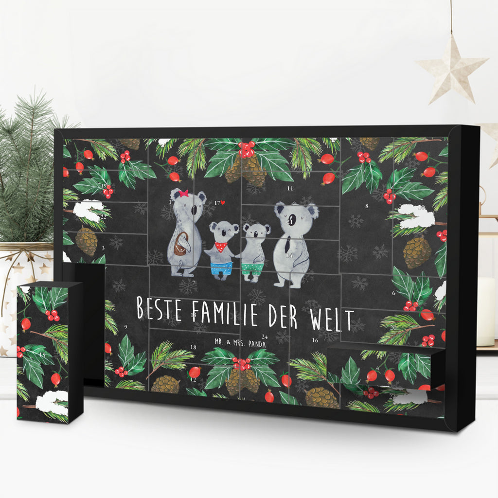 Befüllbarer Adventskalender Koala Familie zwei Befüllbarer Adventskalender, Adventskalender zum selbst befüllen, Familie, Vatertag, Muttertag, Bruder, Schwester, Mama, Papa, Oma, Opa, Koala, Koalabär, beste Familie, Familienzeit, Familienleben, Koalafamilie, Lieblingsfamilie