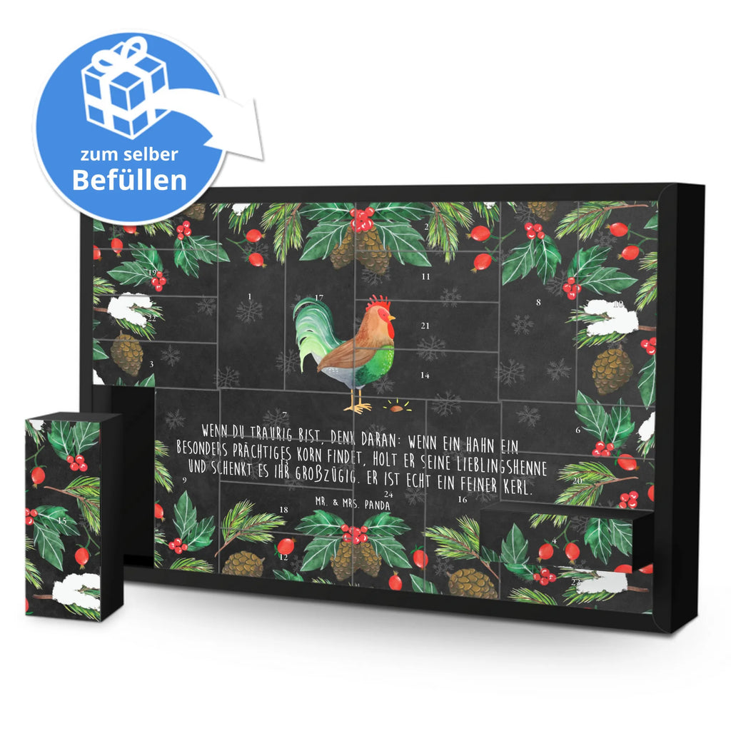 Befüllbarer Adventskalender Hahn Korn Befüllbarer Adventskalender, Adventskalender zum selbst befüllen, Bauernhof, Hoftiere, Landwirt, Landwirtin, Hahn, Korn, Henne, Eier, Natur