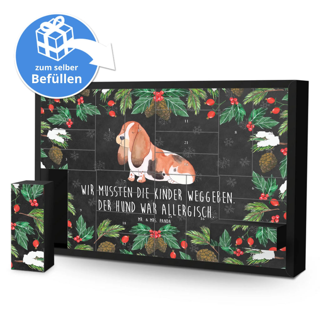 Befüllbarer Adventskalender Hund Basset Hound Befüllbarer Adventskalender, Adventskalender zum selbst befüllen, Hund, Hundemotiv, Haustier, Hunderasse, Tierliebhaber, Hundebesitzer, Sprüche, Basset Hound, Basset, Hundeliebe, kinderlos