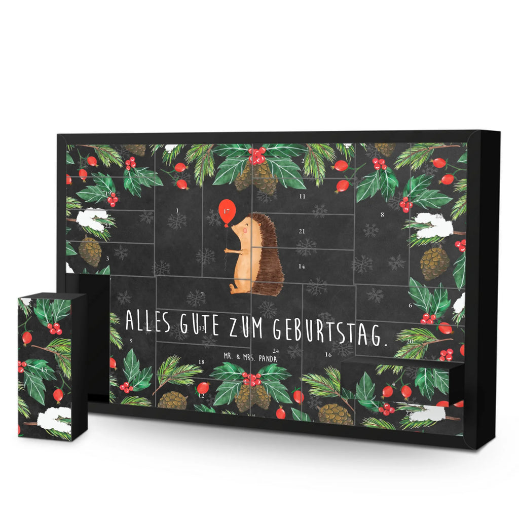 Befüllbarer Adventskalender Igel Luftballon Befüllbarer Adventskalender, Adventskalender zum selbst befüllen, Tiermotive, Gute Laune, lustige Sprüche, Tiere, Igel, Geburtstag, Herzlichen Glückwunsch, Glückwunsch, Geburtstagskind, Ballon, Happy Birthday