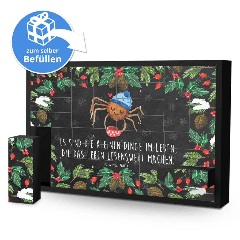 Befüllbarer Adventskalender Spinne Agathe Kaffee Befüllbarer Adventskalender, Adventskalender zum selbst befüllen, Spinne Agathe, Spinne, Agathe, Videos, Merchandise, Kaffee, Morgen, Morgenmuffel, Lebensweisheiten, Weiser Spruch