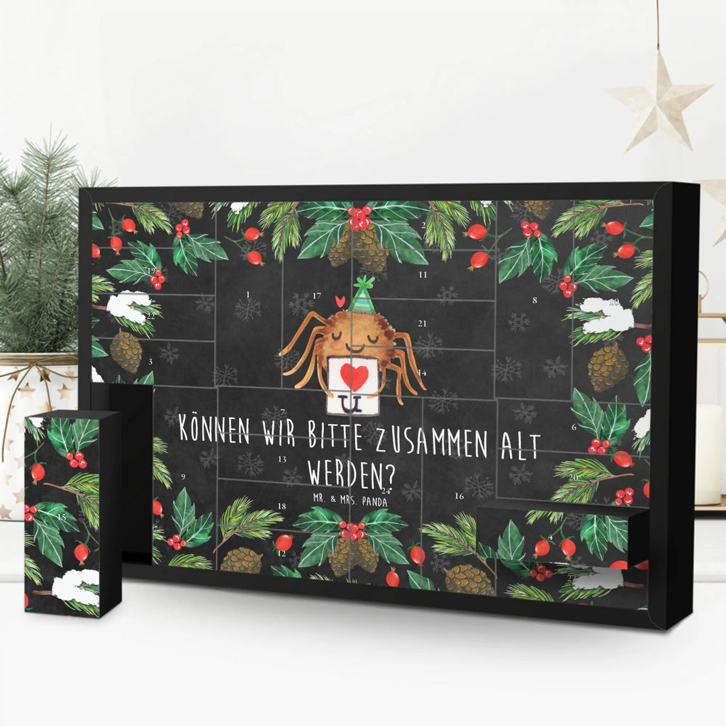 Befüllbarer Adventskalender Spinne Agathe Brief Befüllbarer Adventskalender, Adventskalender zum selbst befüllen, Spinne Agathe, Spinne, Agathe, Videos, Merchandise, Liebesbeweis, Ich Liebe dich, Heiratsantrag, Verliebt, Liebespaar, Liebesgeschenk, Treuebeweis, Treuetest