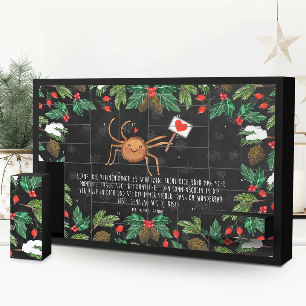 Befüllbarer Adventskalender Spinne Agathe Motivation Befüllbarer Adventskalender, Adventskalender zum selbst befüllen, Spinne Agathe, Spinne, Agathe, Videos, Merchandise, Motivation, Glück, Liebe, Vertrauen, Dankeschön