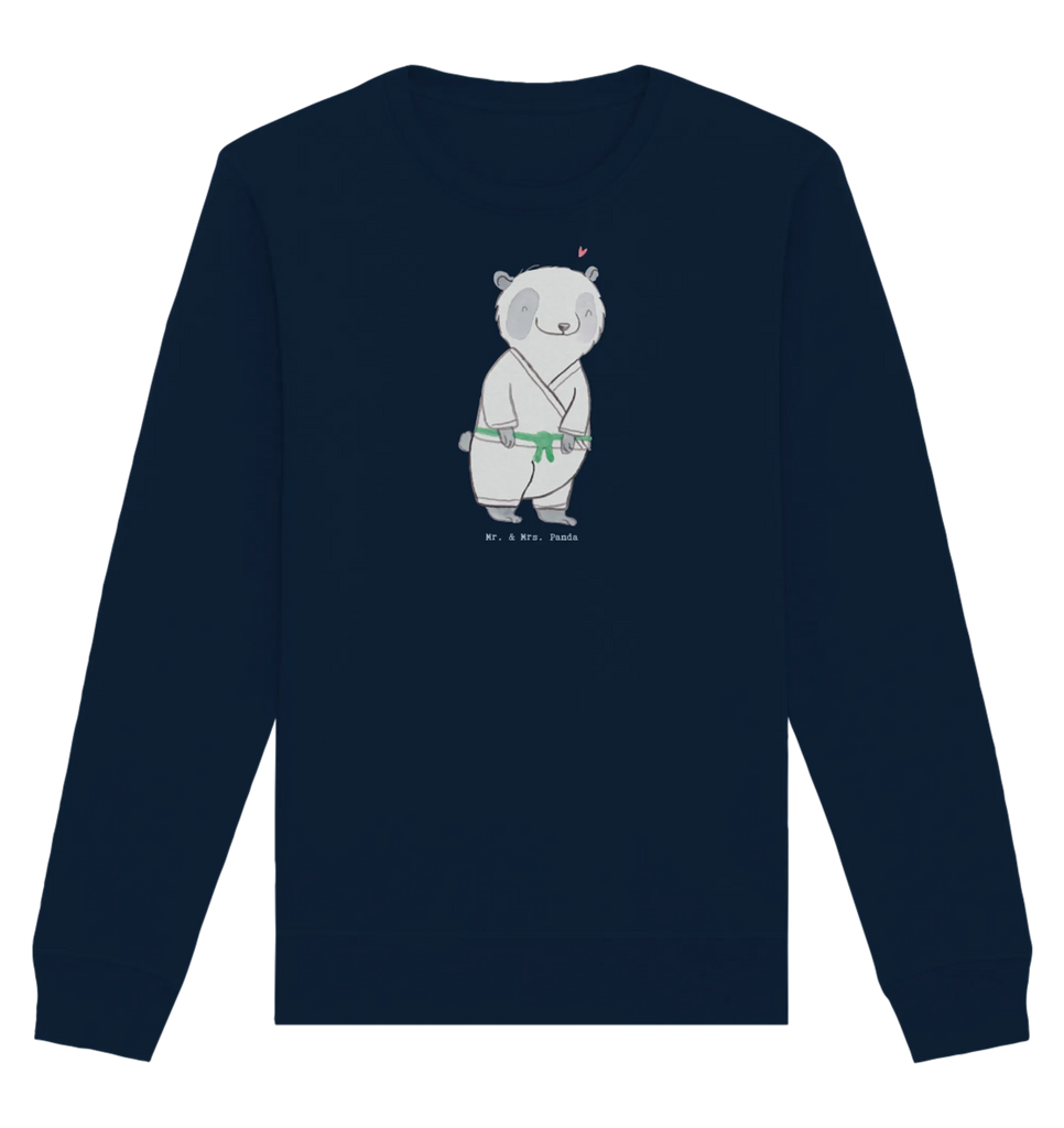 Organic Pullover Panda Jiu Jitsu Pullover, Pullover Männer, Pullover Frauen, Sweatshirt, Sweatshirt Männer, Sweatshirt Frauen, Unisex, Geschenk, Sport, Sportart, Hobby, Schenken, Danke, Dankeschön, Auszeichnung, Gewinn, Sportler, Jiu Jitsu, japanische Kampfkunst, Selbstverteidigung