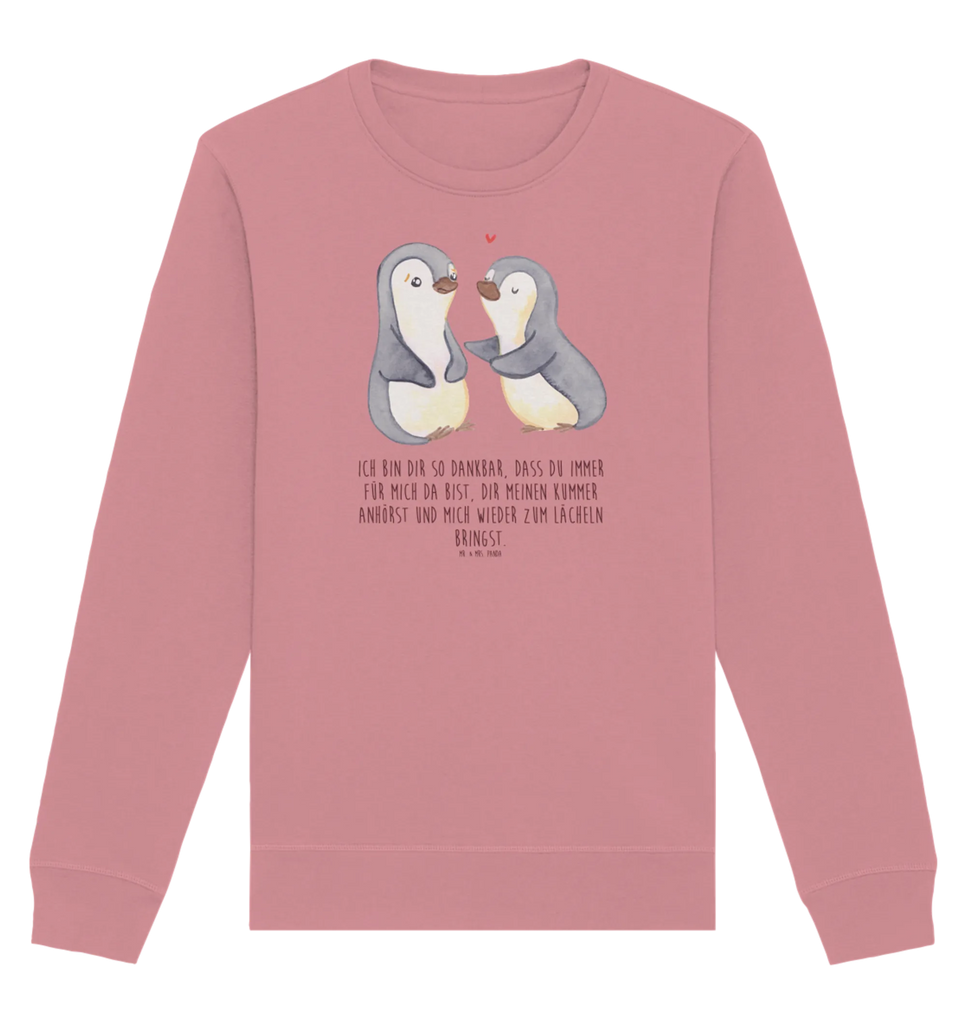 Organic Pullover Pinguine trösten Pullover, Pullover Männer, Pullover Frauen, Sweatshirt, Sweatshirt Männer, Sweatshirt Frauen, Unisex, Liebe, Partner, Freund, Freundin, Ehemann, Ehefrau, Heiraten, Verlobung, Heiratsantrag, Liebesgeschenk, Jahrestag, Hocheitstag, Valentinstag, Geschenk für Frauen, Hochzeitstag, Mitbringsel, Geschenk für Freundin, Geschenk für Partner, Liebesbeweis, für Männer, für Ehemann