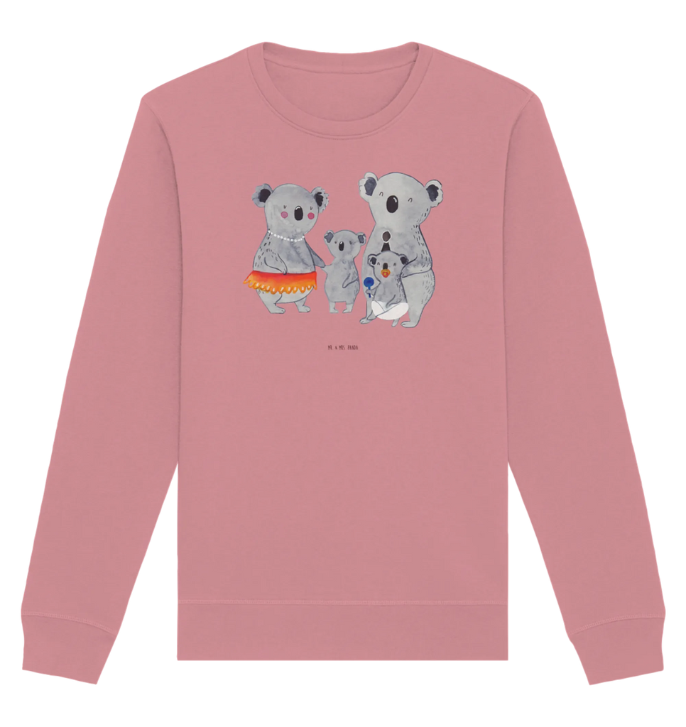 Organic Pullover Koala Familie Pullover, Pullover Männer, Pullover Frauen, Sweatshirt, Sweatshirt Männer, Sweatshirt Frauen, Unisex, Familie, Vatertag, Muttertag, Bruder, Schwester, Mama, Papa, Oma, Opa, Koala, Koalas, Family, Kinder, Geschwister, Familienleben