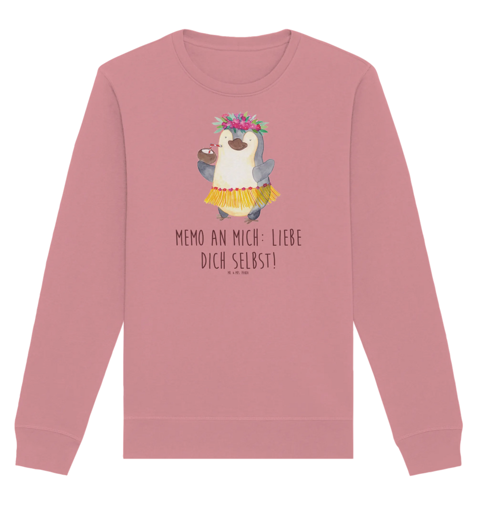 Organic Pullover Pinguin Kokosnuss Pullover, Pullover Männer, Pullover Frauen, Sweatshirt, Sweatshirt Männer, Sweatshirt Frauen, Unisex, Pinguin, Aloha, Hawaii, Urlaub, Kokosnuss, Pinguine