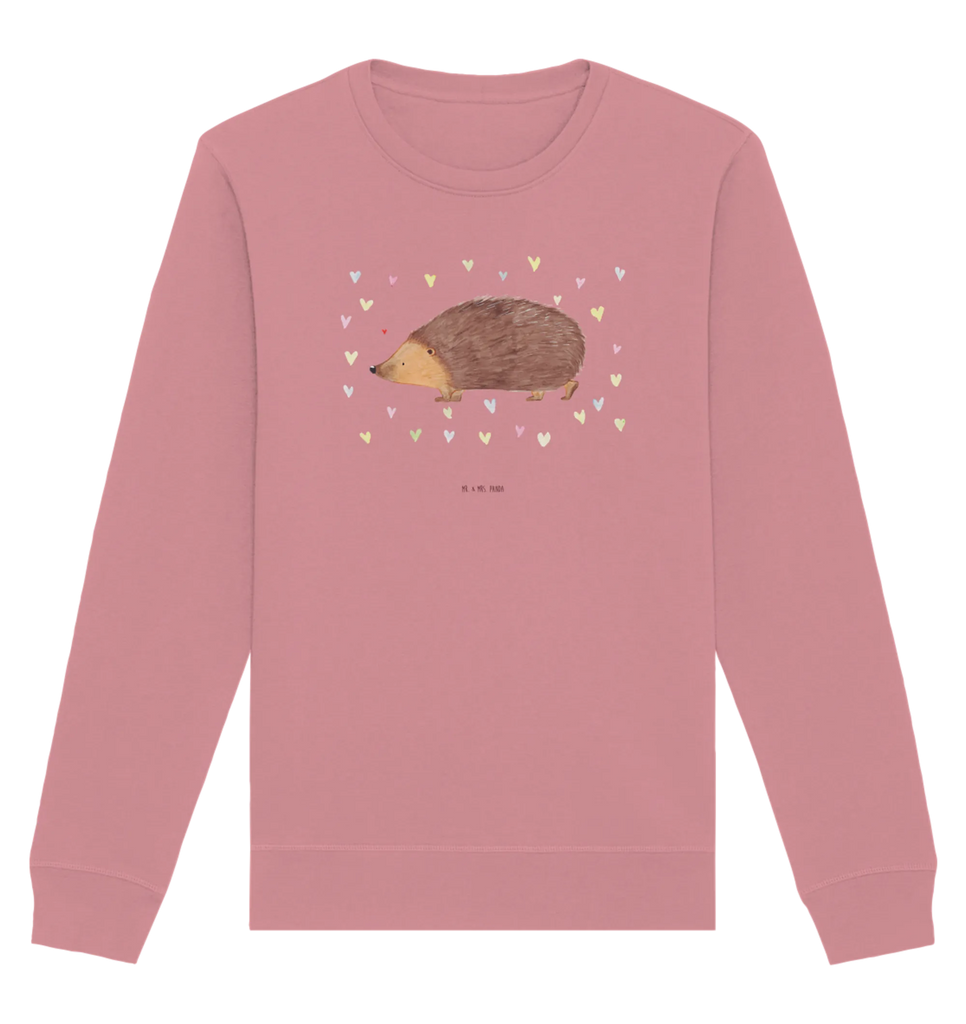 Organic Pullover Igel Herzen Pullover, Pullover Männer, Pullover Frauen, Sweatshirt, Sweatshirt Männer, Sweatshirt Frauen, Unisex, Tiermotive, Gute Laune, lustige Sprüche, Tiere, Liebe, Herz, Herzen, Igel, Vertrauen, Kuss, Leben