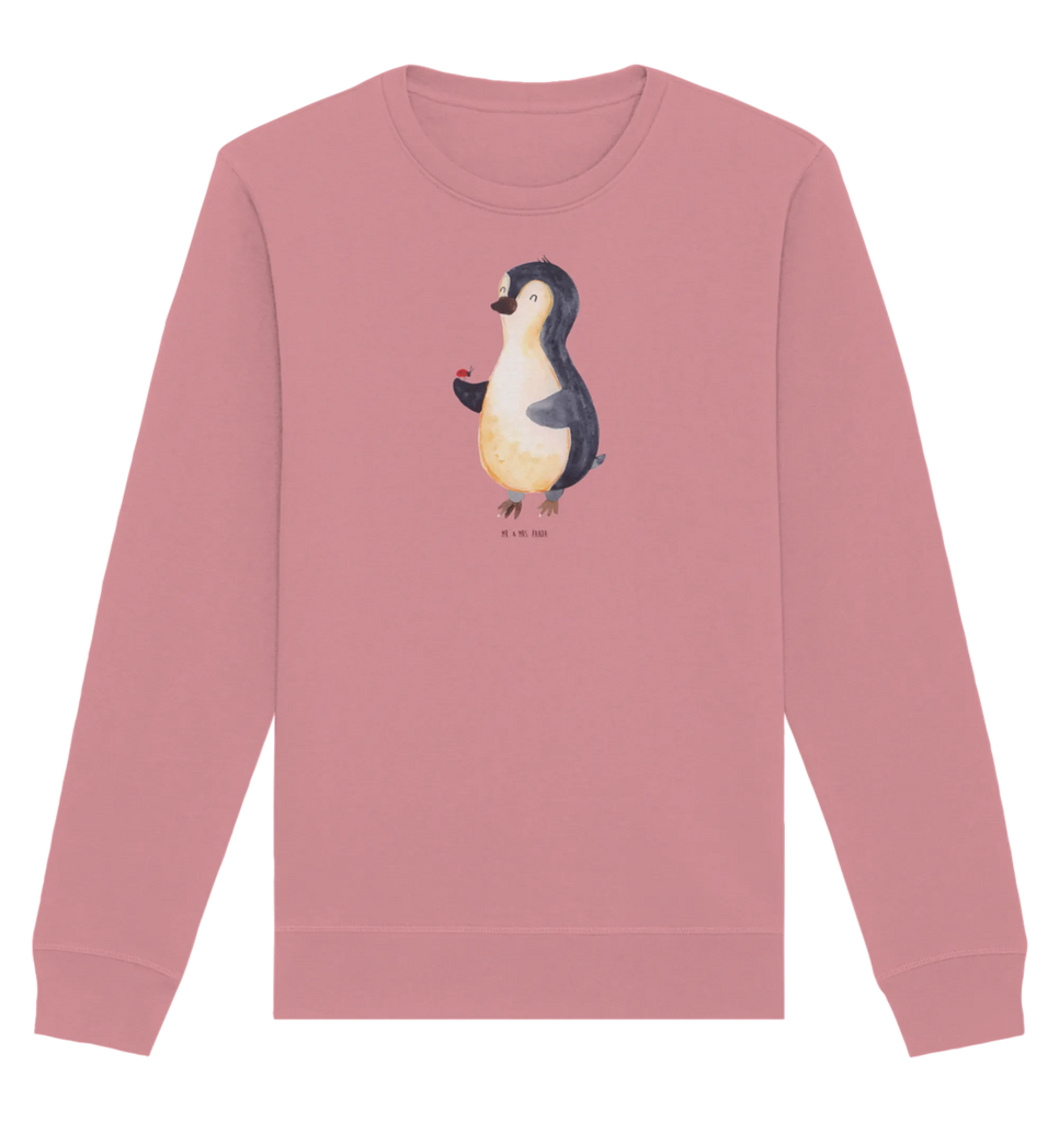 Organic Pullover Pinguin Marienkäfer Pullover, Pullover Männer, Pullover Frauen, Sweatshirt, Sweatshirt Männer, Sweatshirt Frauen, Unisex, Pinguin, Pinguine, Marienkäfer, Liebe, Wunder, Glück, Freude, Lebensfreude