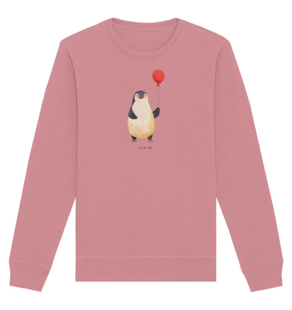 Organic Pullover Pinguin Luftballon Pullover, Pullover Männer, Pullover Frauen, Sweatshirt, Sweatshirt Männer, Sweatshirt Frauen, Unisex, Pinguin, Pinguine, Luftballon, Tagträume, Lebenslust, Geschenk Freundin, Geschenkidee, beste Freundin, Motivation, Neustart, neues Leben, Liebe, Glück