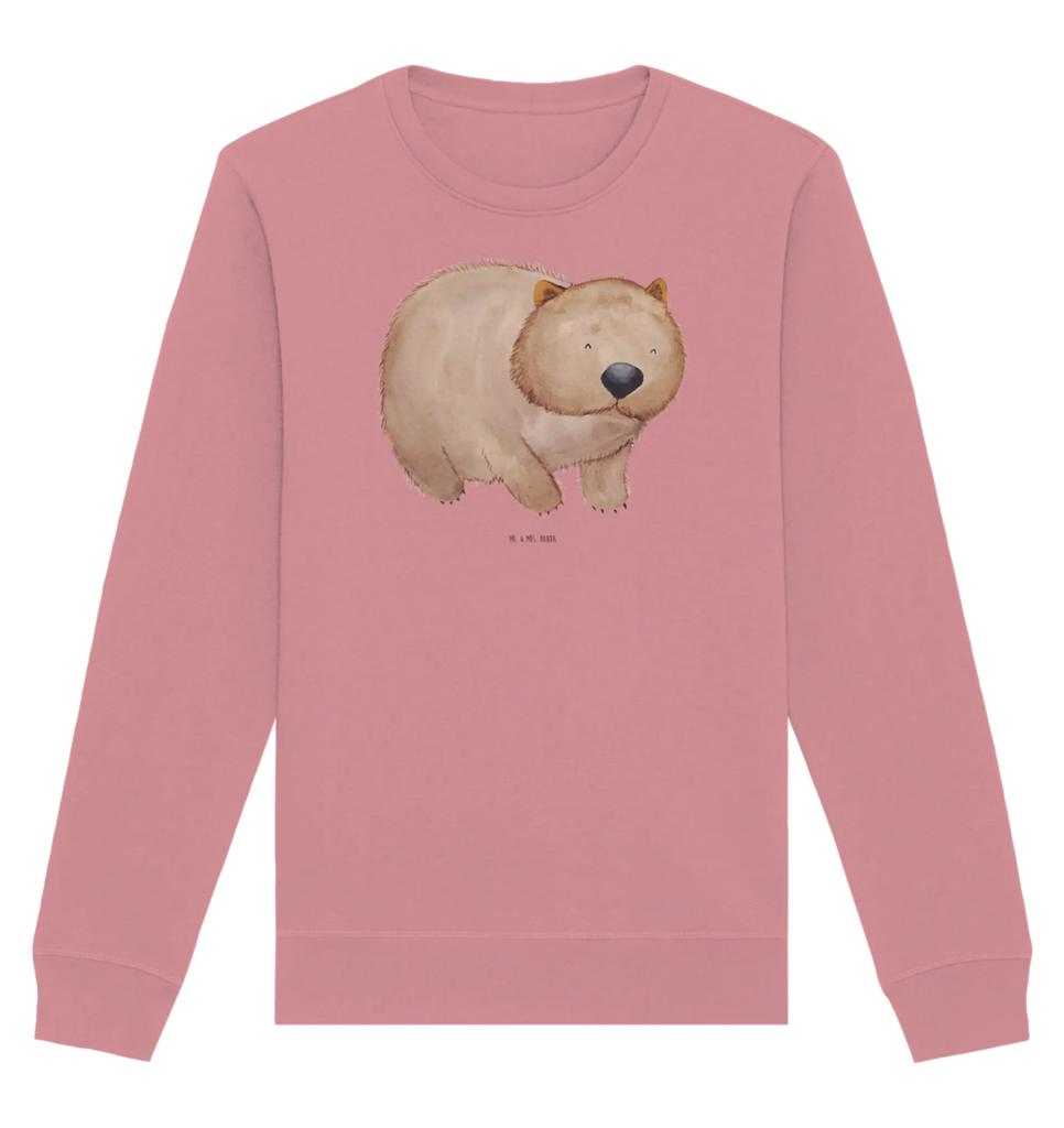 Organic Pullover Wombat Pullover, Pullover Männer, Pullover Frauen, Sweatshirt, Sweatshirt Männer, Sweatshirt Frauen, Unisex, Tiermotive, Gute Laune, lustige Sprüche, Tiere, Wombat, Das Leben ist schön, Motivation, Spruch, Australien