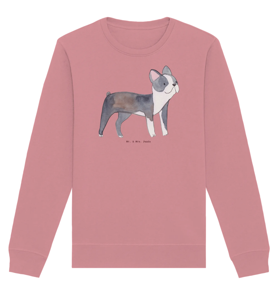 Organic Pullover Boston Terrier Moment Pullover, Pullover Männer, Pullover Frauen, Sweatshirt, Sweatshirt Männer, Sweatshirt Frauen, Unisex, Hund, Hunderasse, Rassehund, Hundebesitzer, Geschenk, Tierfreund, Schenken, Welpe, Boston Terrier