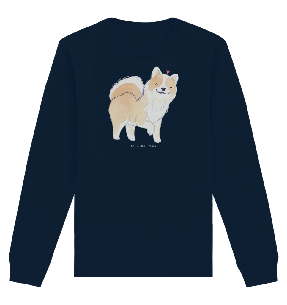 Organic Pullover Islandhund Moment Pullover, Pullover Männer, Pullover Frauen, Sweatshirt, Sweatshirt Männer, Sweatshirt Frauen, Unisex, Hund, Hunderasse, Rassehund, Hundebesitzer, Geschenk, Tierfreund, Schenken, Welpe, Islandhund, isländischer Schäferhund