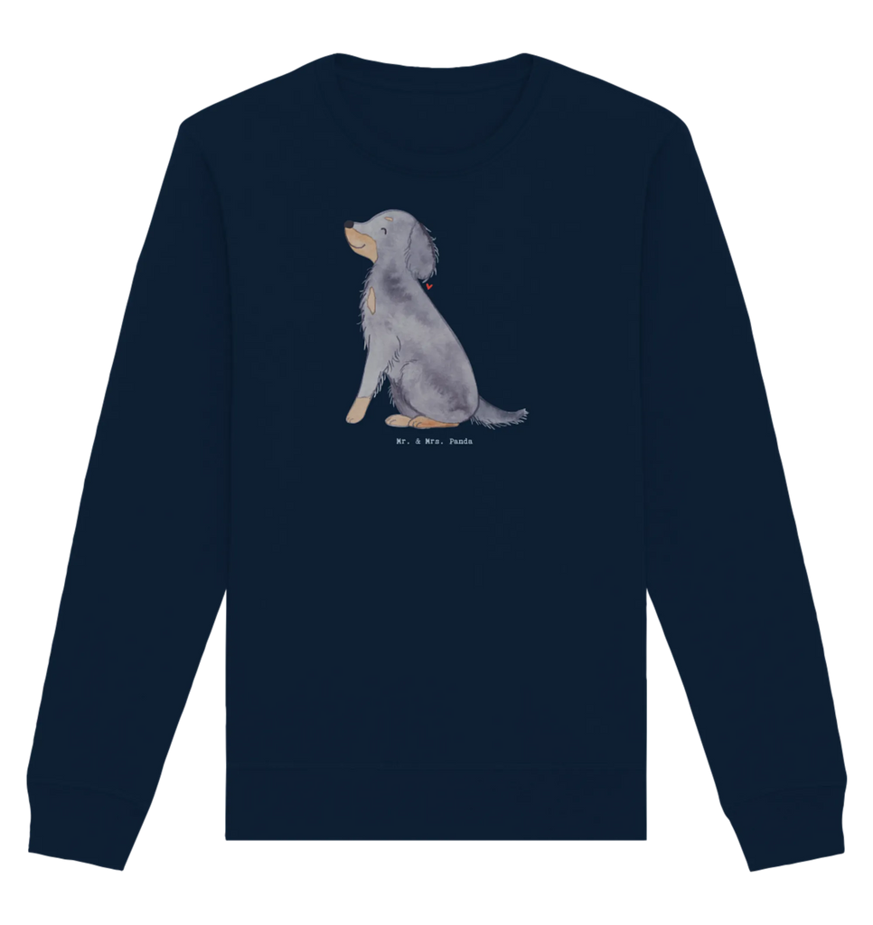 Organic Pullover Gordon Setter Moment Pullover, Pullover Männer, Pullover Frauen, Sweatshirt, Sweatshirt Männer, Sweatshirt Frauen, Unisex, Hund, Hunderasse, Rassehund, Hundebesitzer, Geschenk, Tierfreund, Schenken, Welpe, Gordon Shetter, Jagdhund