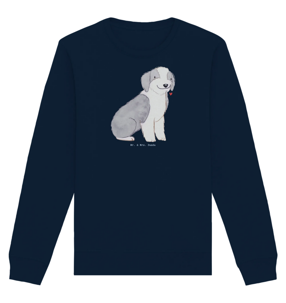 Organic Pullover Bearded Collie Moment Pullover, Pullover Männer, Pullover Frauen, Sweatshirt, Sweatshirt Männer, Sweatshirt Frauen, Unisex, Hund, Hunderasse, Rassehund, Hundebesitzer, Geschenk, Tierfreund, Schenken, Welpe, Bearded Collie, britischer Hütehund