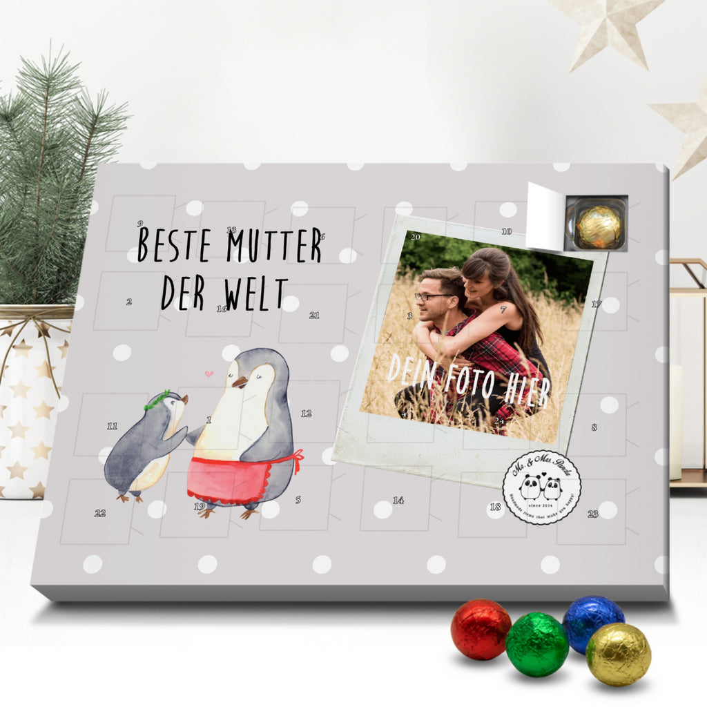 Personalisierter Schoko Foto Adventskalender Pinguin Beste Mutter der Welt Personalisierter Adventskalender, Adventskalender mit Namen, für, Dankeschön, Geschenk, Schenken, Geburtstag, Geburtstagsgeschenk, Geschenkidee, Danke, Bedanken, Mitbringsel, Freude machen, Geschenktipp, Mama, Mami, Mutter, Muttertag, Mutti, Ma, Tochter, Sohn, Beste Mama, Beste, Supermama