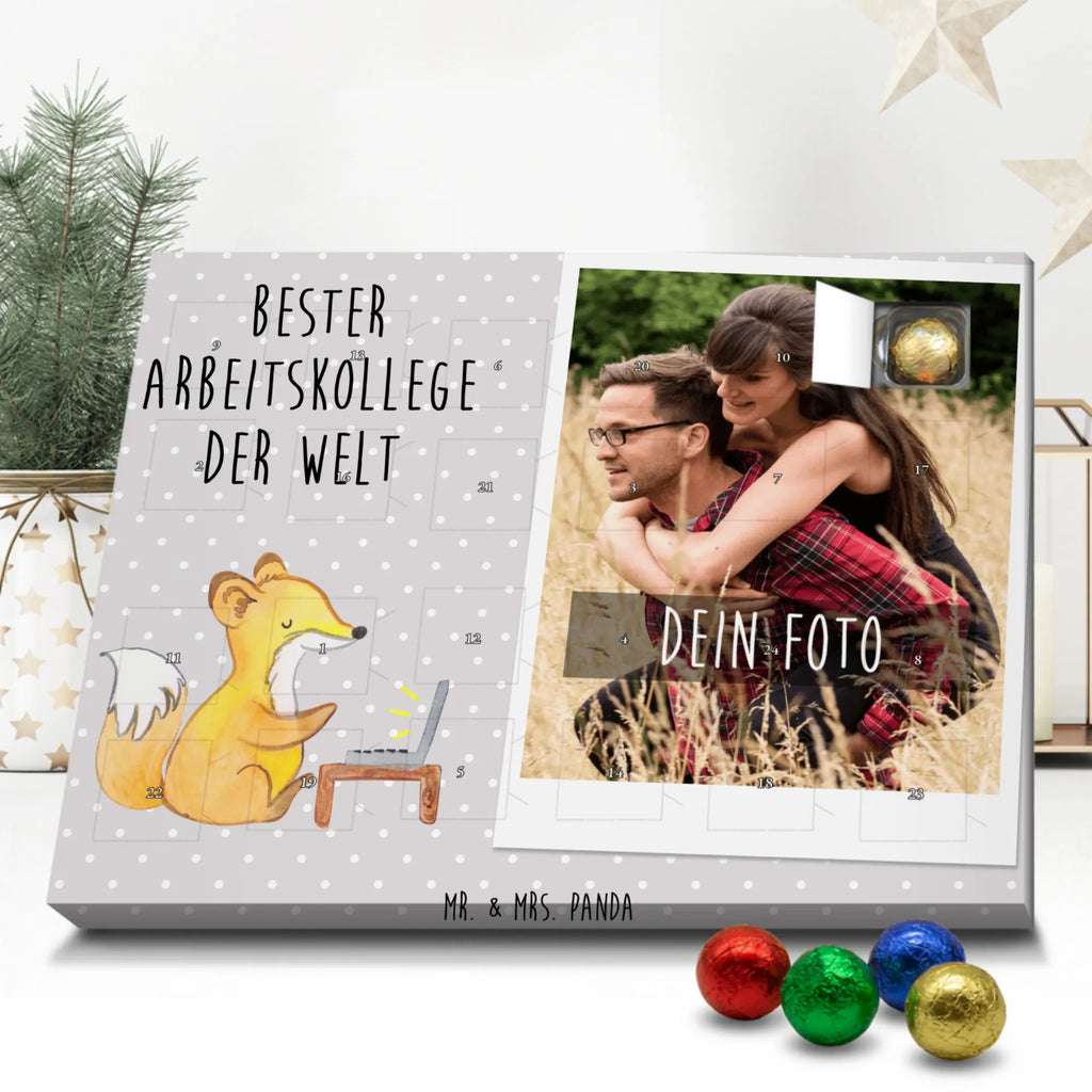 Personalisierter Schoko Foto Adventskalender Fuchs Bester Arbeitskollege der Welt Personalisierter Schoko Foto Adventskalender, für, Dankeschön, Geschenk, Schenken, Geburtstag, Geburtstagsgeschenk, Geschenkidee, Danke, Bedanken, Mitbringsel, Freude machen, Geschenktipp, Arbeitskollege, Kollege, Büro, Abschiedsgeschenk, Ruhestand, Arbeit, Mitarbeiter, Berufsgenosse, Beruf