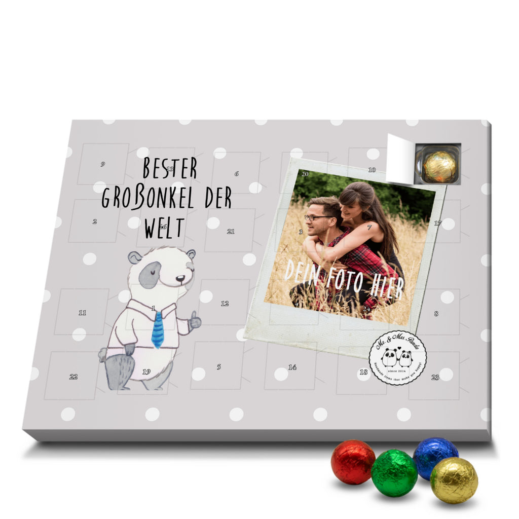 Personalisierter Schoko Foto Adventskalender Panda Bester Großonkel der Welt Personalisierter Adventskalender, Adventskalender mit Namen, für, Dankeschön, Geschenk, Schenken, Geburtstag, Geburtstagsgeschenk, Geschenkidee, Danke, Bedanken, Mitbringsel, Freude machen, Geschenktipp, Großonkel, Onkel