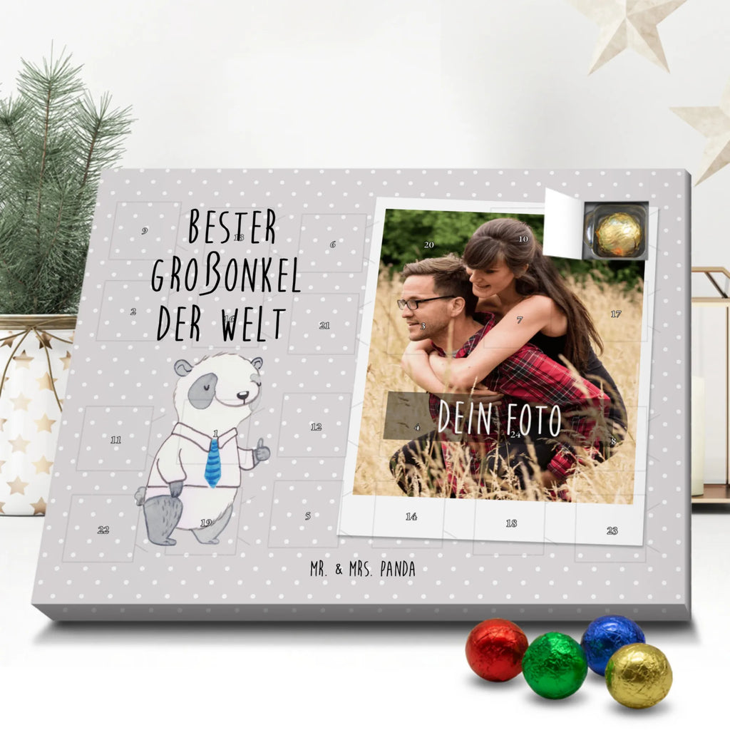 Personalisierter Schoko Foto Adventskalender Panda Bester Großonkel der Welt Personalisierter Schoko Foto Adventskalender, für, Dankeschön, Geschenk, Schenken, Geburtstag, Geburtstagsgeschenk, Geschenkidee, Danke, Bedanken, Mitbringsel, Freude machen, Geschenktipp, Großonkel, Onkel