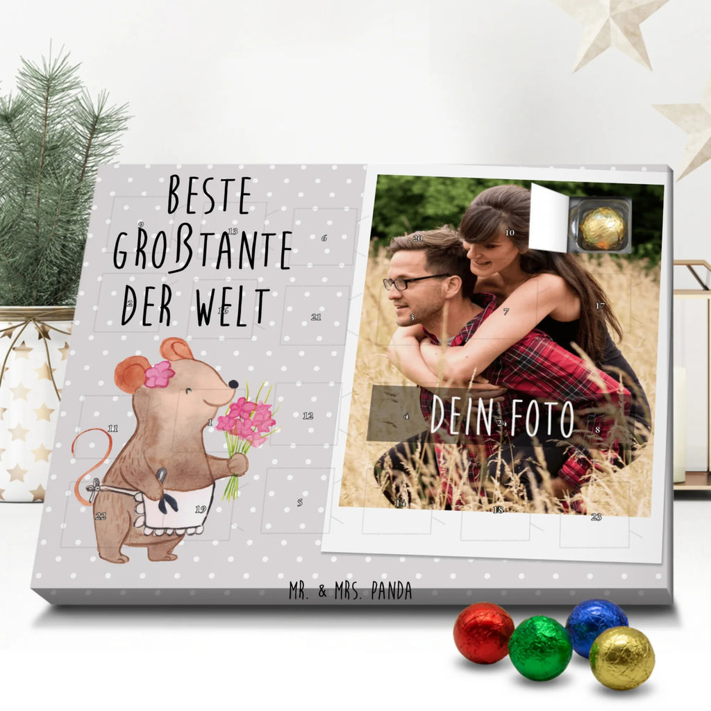 Personalisierter Schoko Foto Adventskalender Maus Beste Großtante der Welt Personalisierter Schoko Foto Adventskalender, für, Dankeschön, Geschenk, Schenken, Geburtstag, Geburtstagsgeschenk, Geschenkidee, Danke, Bedanken, Mitbringsel, Freude machen, Geschenktipp, Großtante, Grosstante, Tante, Lieblingstante, Familie, Schwester, Tanten, Kleinigkeit, Beste, Nichte, Neffe, Groß