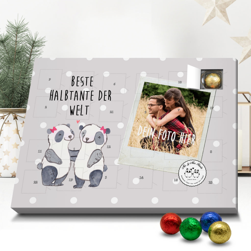 Personalisierter Schoko Foto Adventskalender Panda Beste Halbtante der Welt Personalisierter Adventskalender, Adventskalender mit Namen, für, Dankeschön, Geschenk, Schenken, Geburtstag, Geburtstagsgeschenk, Geschenkidee, Danke, Bedanken, Mitbringsel, Freude machen, Geschenktipp, Halbtante, Tante, beste Tante, Stieftante, Stief, Stiefgeschwister, Familie, Kleinigkeit