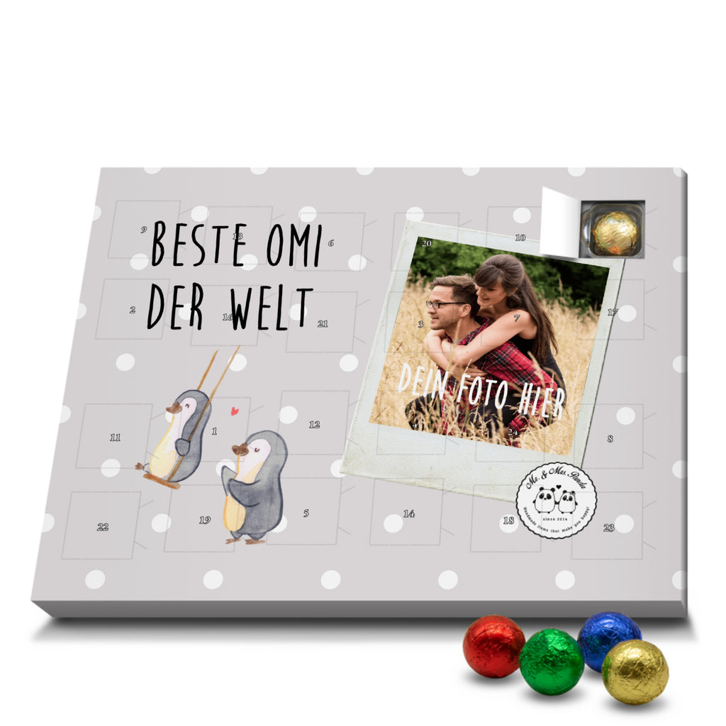 Personalisierter Schoko Foto Adventskalender Pinguin Beste Omi der Welt Personalisierter Adventskalender, Adventskalender mit Namen, für, Dankeschön, Geschenk, Schenken, Geburtstag, Geburtstagsgeschenk, Geschenkidee, Danke, Bedanken, Mitbringsel, Freude machen, Geschenktipp, Großmutter, Oma, Omi, Großpapa, Großmama, Enkel, Enkelin, Enkelkind, Kleinigkeit, Ommi, Omma, Bester