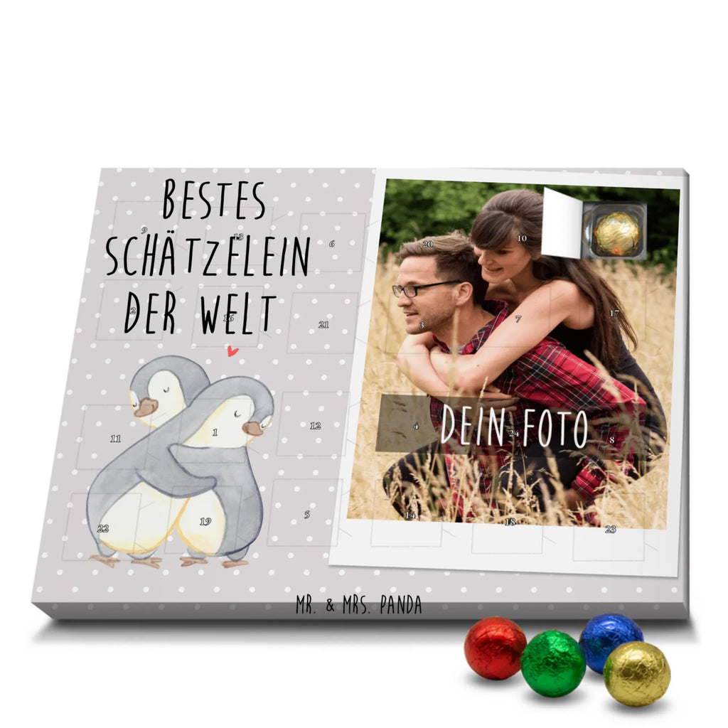 Personalisierter Schoko Foto Adventskalender Pinguin Bestes Schätzelein der Welt Personalisierter Schoko Foto Adventskalender, für, Dankeschön, Geschenk, Schenken, Geburtstag, Geburtstagsgeschenk, Geschenkidee, Danke, Bedanken, Mitbringsel, Freude machen, Geschenktipp, Schätzelein, Schätzchen, Schatz, Schatzi, Ehemann, Ehefrau, Freundin, Freund, Frau, Mann, Kosename, Hochzeitstag