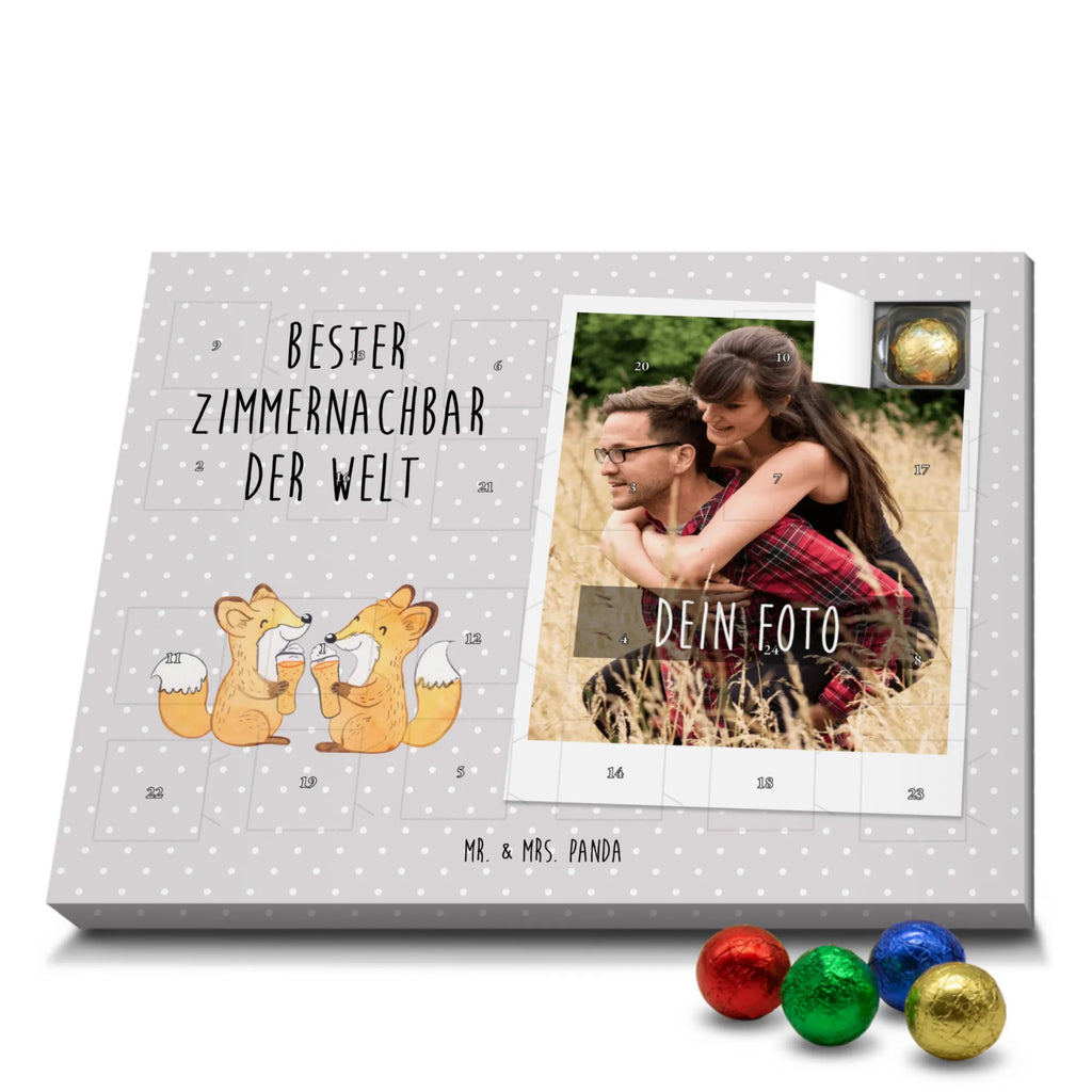 Personalisierter Schoko Foto Adventskalender Fuchs Bester Zimmernachbar der Welt Personalisierter Schoko Foto Adventskalender, für, Dankeschön, Geschenk, Schenken, Geburtstag, Geburtstagsgeschenk, Geschenkidee, Danke, Bedanken, Mitbringsel, Freude machen, Geschenktipp, Zimmernachbar, Zimmernachbarn, Zimmer, Krankenhaus, Patient, Kollegin, Wohnheim, Nachbar, WG, Studentenwohnheim