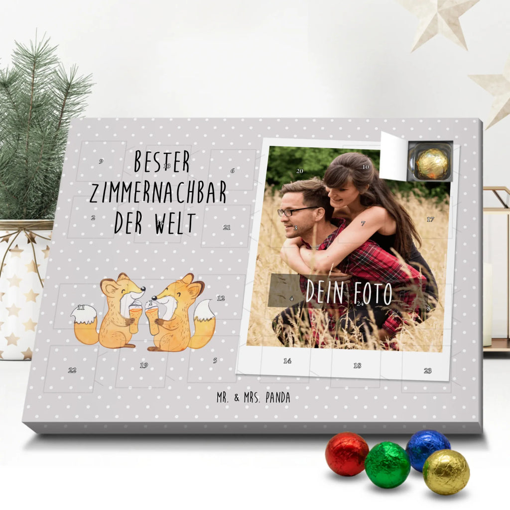 Personalisierter Schoko Foto Adventskalender Fuchs Bester Zimmernachbar der Welt Personalisierter Schoko Foto Adventskalender, für, Dankeschön, Geschenk, Schenken, Geburtstag, Geburtstagsgeschenk, Geschenkidee, Danke, Bedanken, Mitbringsel, Freude machen, Geschenktipp, Zimmernachbar, Zimmernachbarn, Zimmer, Krankenhaus, Patient, Kollegin, Wohnheim, Nachbar, WG, Studentenwohnheim