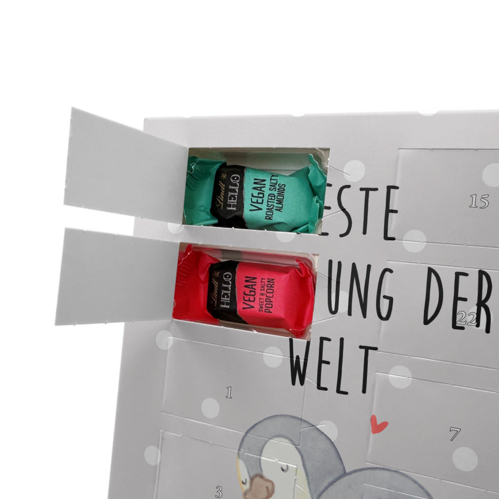 Personalisierter veganer Foto Adventskalender Pinguin Beste Beziehung der Welt Personalisierter veganer Adventskalender, für, Dankeschön, Geschenk, Schenken, Geburtstag, Geburtstagsgeschenk, Geschenkidee, Danke, Bedanken, Mitbringsel, Freude machen, Geschenktipp, Beziehung, Zusammen sein, Miteinander gehen, Liebe, Verlieb, Liebesgeschenk