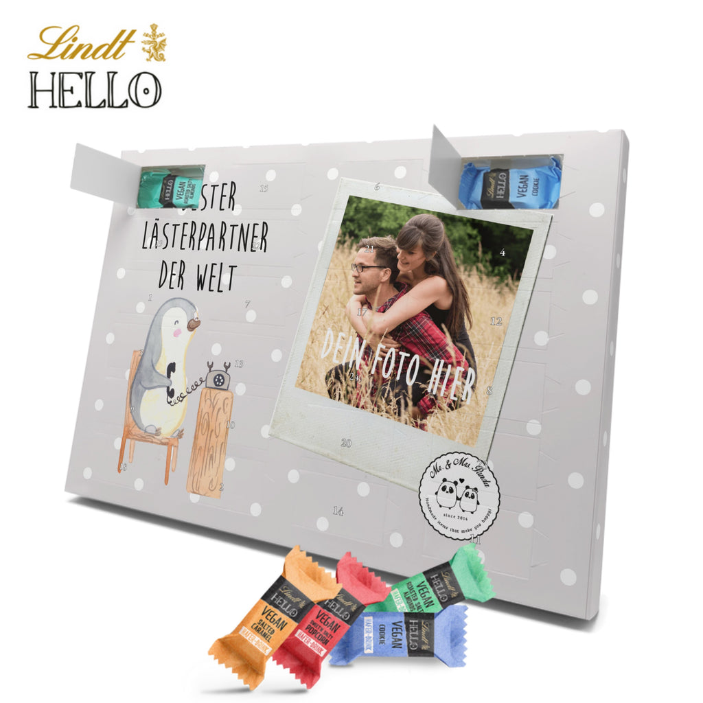 Personalisierter veganer Foto Adventskalender Pinguin Bester Lästerpartner der Welt Personalisierter veganer Adventskalender, für, Dankeschön, Geschenk, Schenken, Geburtstag, Geburtstagsgeschenk, Geschenkidee, Danke, Bedanken, Mitbringsel, Freude machen, Geschenktipp, Lästerpartner, Lesterpartner, lestern, Lästerschwester, Lästern, beste Freundin, Freundin, Spaß, bff