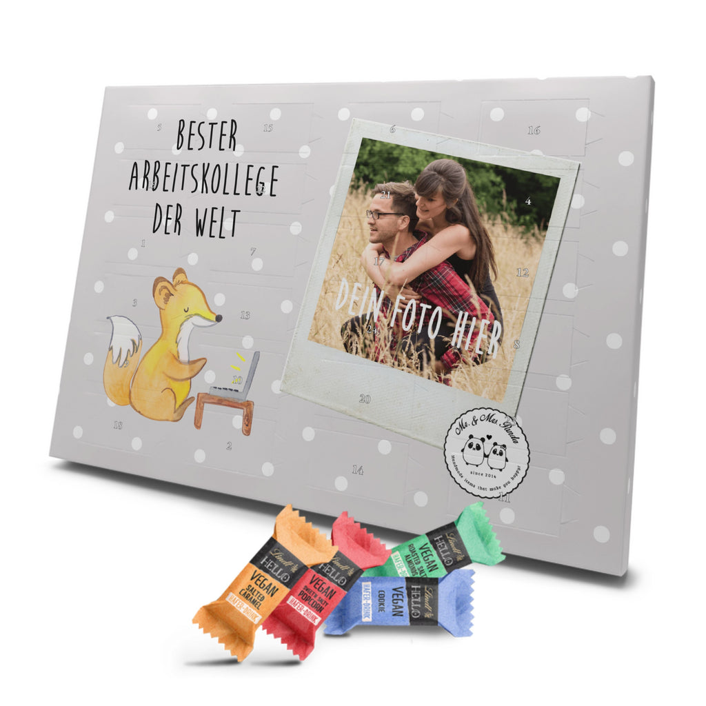 Personalisierter veganer Foto Adventskalender Fuchs Bester Arbeitskollege der Welt Personalisierter veganer Adventskalender, für, Dankeschön, Geschenk, Schenken, Geburtstag, Geburtstagsgeschenk, Geschenkidee, Danke, Bedanken, Mitbringsel, Freude machen, Geschenktipp, Arbeitskollege, Kollege, Büro, Abschiedsgeschenk, Ruhestand, Arbeit, Mitarbeiter, Berufsgenosse, Beruf