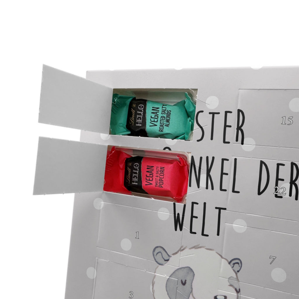 Personalisierter veganer Foto Adventskalender Panda Bester Großonkel der Welt Personalisierter veganer Adventskalender, für, Dankeschön, Geschenk, Schenken, Geburtstag, Geburtstagsgeschenk, Geschenkidee, Danke, Bedanken, Mitbringsel, Freude machen, Geschenktipp, Großonkel, Onkel