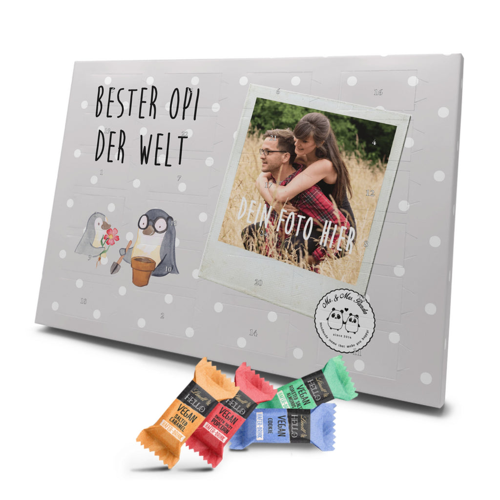 Personalisierter veganer Foto Adventskalender Pinguin Bester Opi der Welt Personalisierter veganer Adventskalender, für, Dankeschön, Geschenk, Schenken, Geburtstag, Geburtstagsgeschenk, Geschenkidee, Danke, Bedanken, Mitbringsel, Freude machen, Geschenktipp, Großvater, Grossvater, Opa, Opi. Großpapa, Großeltern, Nichte, Neffe, Kleinigkeit, Oppa, Oppi, Bester