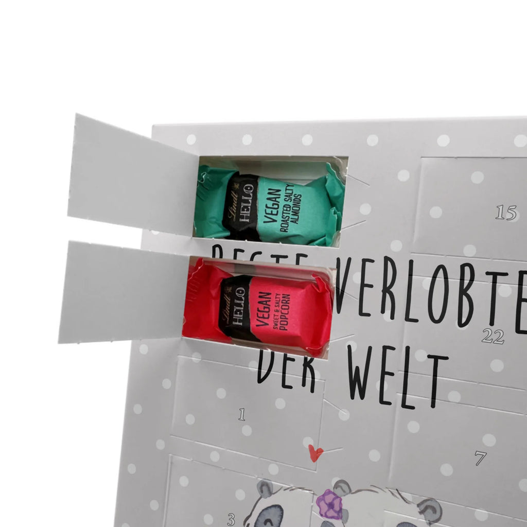 Personalisierter veganer Foto Adventskalender Panda Beste Verlobte der Welt Personalisierter veganer Foto Adventskalender, für, Dankeschön, Geschenk, Schenken, Geburtstag, Geburtstagsgeschenk, Geschenkidee, Danke, Bedanken, Mitbringsel, Freude machen, Geschenktipp, Verlobte, Verloben, Verlobung, Traumfrau, Frau, Freundin, Ehefrau, Zukünftige, Hochzeit, Ehe