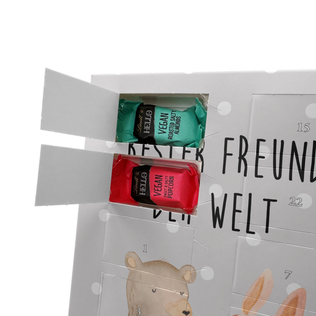 Personalisierter veganer Foto Adventskalender Hase Bester Freund der Welt Personalisierter veganer Adventskalender, für, Dankeschön, Geschenk, Schenken, Geburtstag, Geburtstagsgeschenk, Geschenkidee, Danke, Bedanken, Mitbringsel, Freude machen, Geschenktipp, Freund, Mann, Ehemann, Kumpel, Bro, Lebensgefährte, Partner, Lieblingsmensch, Liebe, Herz, Love