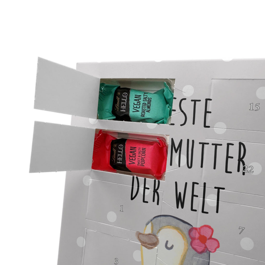 Personalisierter veganer Foto Adventskalender Pinguin Beste Stiefmutter der Welt Personalisierter veganer Adventskalender, für, Dankeschön, Geschenk, Schenken, Geburtstag, Geburtstagsgeschenk, Geschenkidee, Danke, Bedanken, Mitbringsel, Freude machen, Geschenktipp, Stiefmutter, Stief Mutter, Stiefmama, Mami, Mutter, Muttertag, Mutti, Mama, Tochter, Sohn, Beste