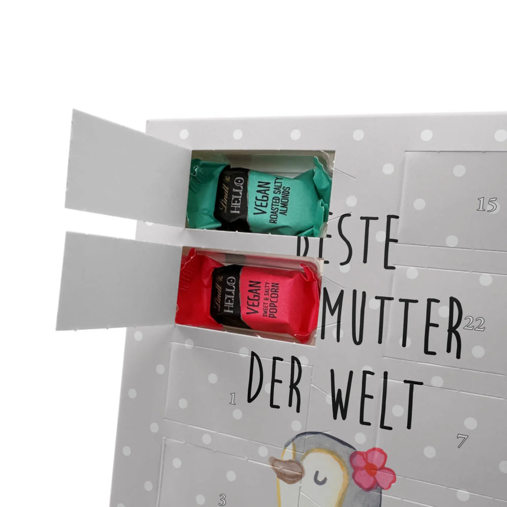 Personalisierter veganer Foto Adventskalender Pinguin Beste Stiefmutter der Welt Personalisierter veganer Foto Adventskalender, für, Dankeschön, Geschenk, Schenken, Geburtstag, Geburtstagsgeschenk, Geschenkidee, Danke, Bedanken, Mitbringsel, Freude machen, Geschenktipp, Stiefmutter, Stief Mutter, Stiefmama, Mami, Mutter, Muttertag, Mutti, Mama, Tochter, Sohn, Beste