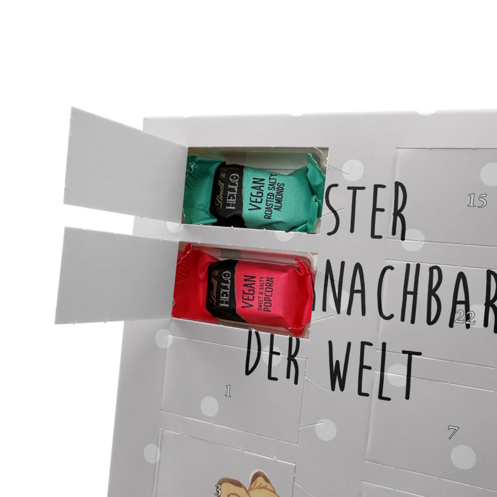 Personalisierter veganer Foto Adventskalender Fuchs Bester Zimmernachbar der Welt Personalisierter veganer Adventskalender, für, Dankeschön, Geschenk, Schenken, Geburtstag, Geburtstagsgeschenk, Geschenkidee, Danke, Bedanken, Mitbringsel, Freude machen, Geschenktipp, Zimmernachbar, Zimmernachbarn, Zimmer, Krankenhaus, Patient, Kollegin, Wohnheim, Nachbar, WG, Studentenwohnheim