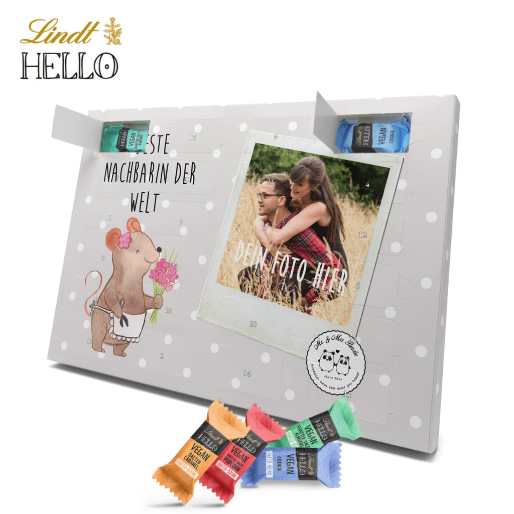 Personalisierter veganer Foto Adventskalender Maus Beste Nachbarin der Welt Personalisierter veganer Adventskalender, für, Dankeschön, Geschenk, Schenken, Geburtstag, Geburtstagsgeschenk, Geschenkidee, Danke, Bedanken, Mitbringsel, Freude machen, Geschenktipp, Nachbarin, Nachbarn, Nachbarschaft, Freundin, Angrenzer, Anwohnerin, Bewohnerin, Freundschaft