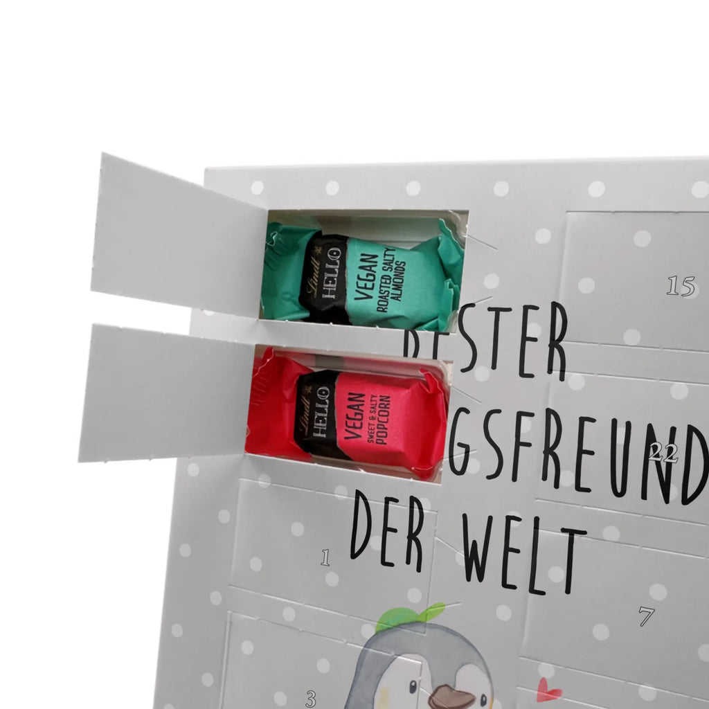 Personalisierter veganer Foto Adventskalender Pinguin Bester Lieblingsfreund der Welt Personalisierter veganer Foto Adventskalender, für, Dankeschön, Geschenk, Schenken, Geburtstag, Geburtstagsgeschenk, Geschenkidee, Danke, Bedanken, Mitbringsel, Freude machen, Geschenktipp, Lieblingsfreund, Freund, Partner, Lieblingsmensch, Lieblings Mensch, Liebling, Bae, bester Freund, Liebe, Herz, Love