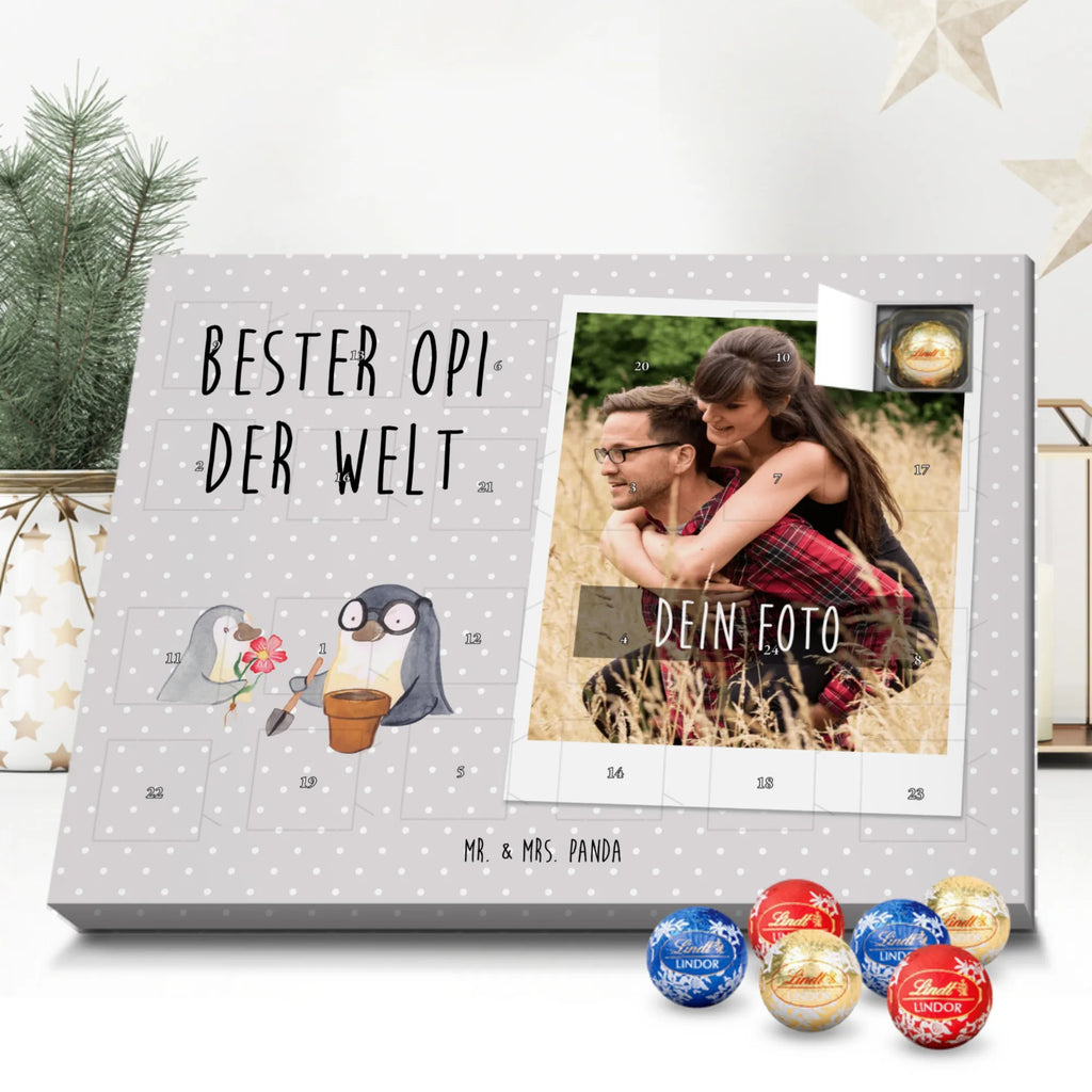 Personalisierter Kugel Markenschokolade Foto Adventskalender Pinguin Bester Opi der Welt Personalisierter Kugel Markenschokolade Foto Adventskalender, für, Dankeschön, Geschenk, Schenken, Geburtstag, Geburtstagsgeschenk, Geschenkidee, Danke, Bedanken, Mitbringsel, Freude machen, Geschenktipp, Großvater, Grossvater, Opa, Opi. Großpapa, Großeltern, Nichte, Neffe, Kleinigkeit, Oppa, Oppi, Bester