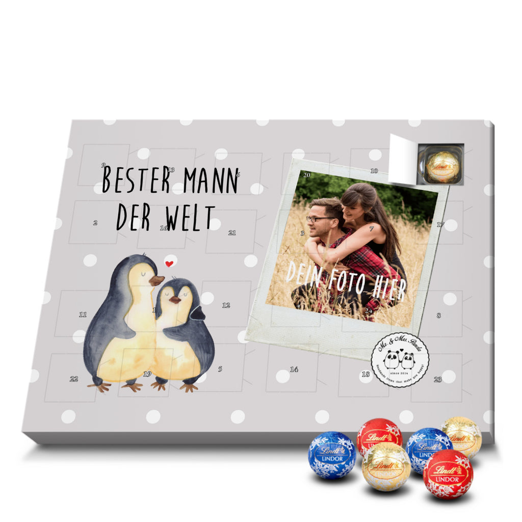 Personalisierter Kugel Markenschokolade Foto Adventskalender Pinguin Bester Mann der Welt Personalisierter Kugel Markenschokolade Adventskalender, für, Dankeschön, Geschenk, Schenken, Geburtstag, Geburtstagsgeschenk, Geschenkidee, Danke, Bedanken, Mitbringsel, Freude machen, Geschenktipp, Ehemann, Beste, Mann, Partner, Freund, Traummann, Liebling, Ehepartner, Ehe, Gatte, Lebensgefährte, Bräutigam, Kleinigkeit