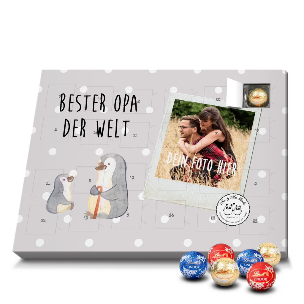 Personalisierter Kugel Markenschokolade Foto Adventskalender Pinguin Bester Opa der Welt Personalisierter Kugel Markenschokolade Adventskalender, für, Dankeschön, Geschenk, Schenken, Geburtstag, Geburtstagsgeschenk, Geschenkidee, Danke, Bedanken, Mitbringsel, Freude machen, Geschenktipp, Großvater, Grossvater, Opa, Opi. Großpapa, Großeltern, Enkel, Enkelin, Enkelkind, Kleinigkeit, Oppa, Oppi, Bester