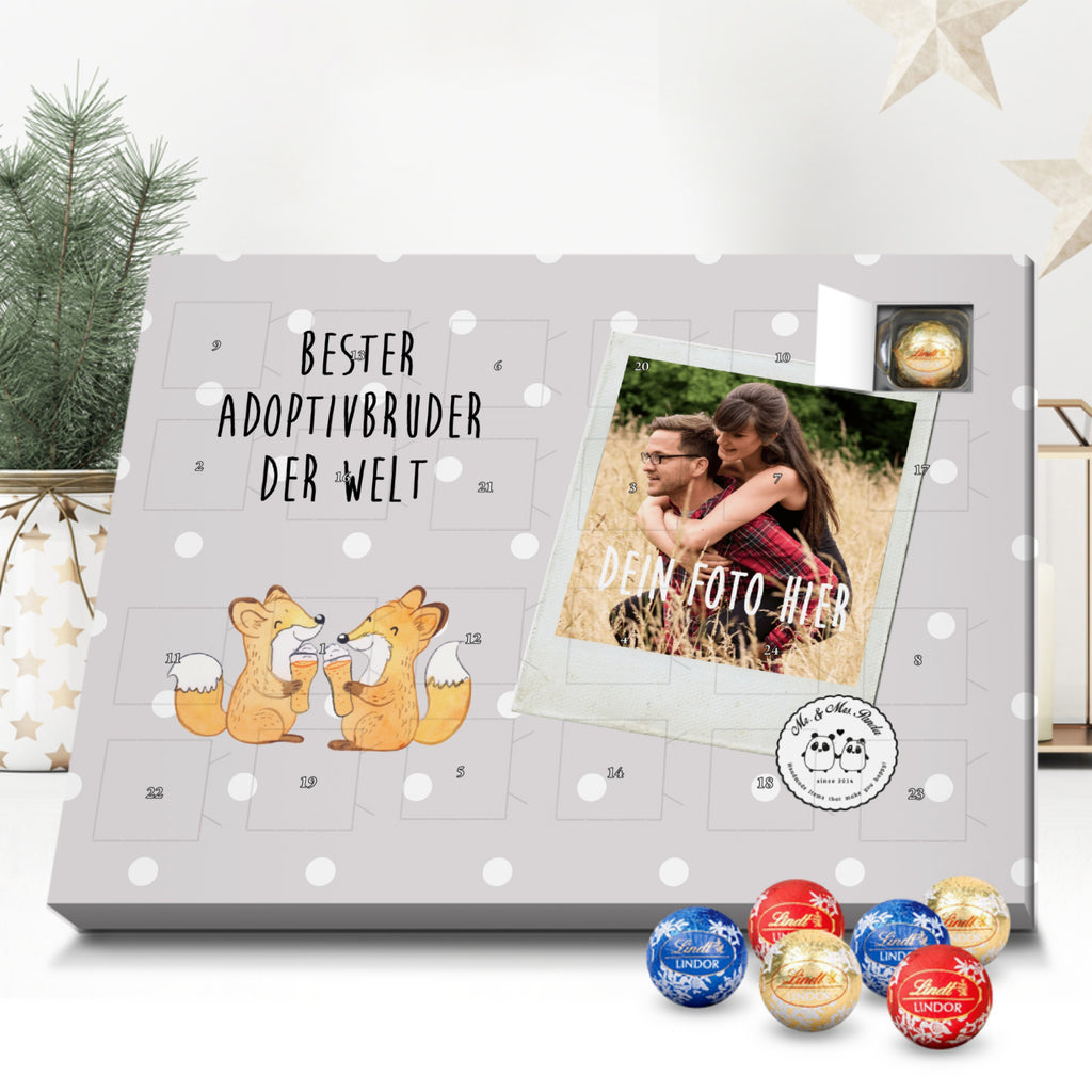 Personalisierter Kugel Markenschokolade Foto Adventskalender Fuchs Bester Adoptivbruder der Welt Personalisierter Kugel Markenschokolade Adventskalender, für, Dankeschön, Geschenk, Schenken, Geburtstag, Geburtstagsgeschenk, Geschenkidee, Danke, Bedanken, Mitbringsel, Freude machen, Geschenktipp, Adoptivbruder, adoptiert, Bruder, Brudi, Geschwister, Bruderherz, Schwester, Familie, Kleinigkeit, Brother, Bester, Sohn