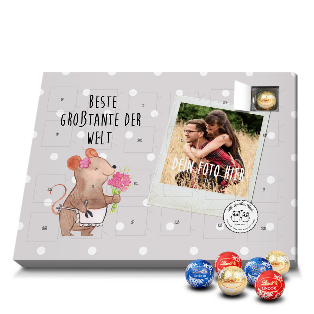 Personalisierter Kugel Markenschokolade Foto Adventskalender Maus Beste Großtante der Welt Personalisierter Kugel Markenschokolade Adventskalender, für, Dankeschön, Geschenk, Schenken, Geburtstag, Geburtstagsgeschenk, Geschenkidee, Danke, Bedanken, Mitbringsel, Freude machen, Geschenktipp, Großtante, Grosstante, Tante, Lieblingstante, Familie, Schwester, Tanten, Kleinigkeit, Beste, Nichte, Neffe, Groß