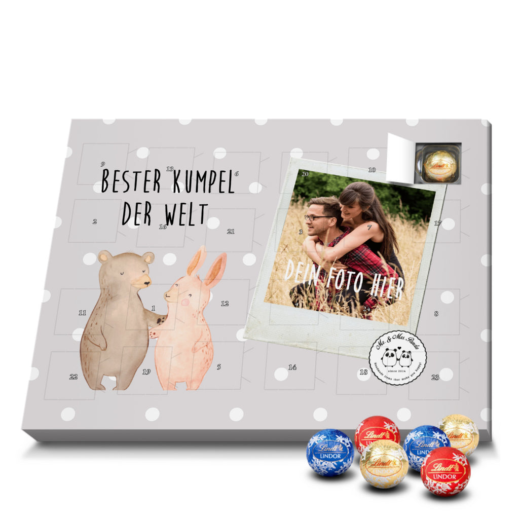 Personalisierter Kugel Markenschokolade Foto Adventskalender Hase Bester Kumpel der Welt Personalisierter Kugel Markenschokolade Adventskalender, für, Dankeschön, Geschenk, Schenken, Geburtstag, Geburtstagsgeschenk, Geschenkidee, Danke, Bedanken, Mitbringsel, Freude machen, Geschenktipp, Kumpel, Kumpane, bester Freund, Bro, Buddy, Kollege, best friends, Freundschaft, Liebster, Bester