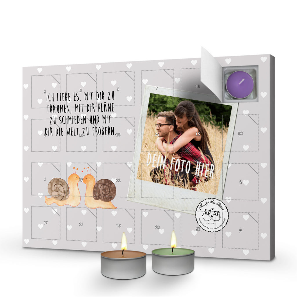 Personalisierter Duftkerzen Foto Adventskalender Schnecken Liebe Personalisierter Duftkerzen Adventskalender, Liebe, Partner, Freund, Freundin, Ehemann, Ehefrau, Heiraten, Verlobung, Heiratsantrag, Liebesgeschenk, Jahrestag, Hocheitstag